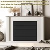 Magnetic Fireplace Blanket for Heat Loss Indoor Fireplace Covers Keep