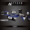 Attack Graphics Custom Fury Complete Bike Restyle Graphics Kit Cycra