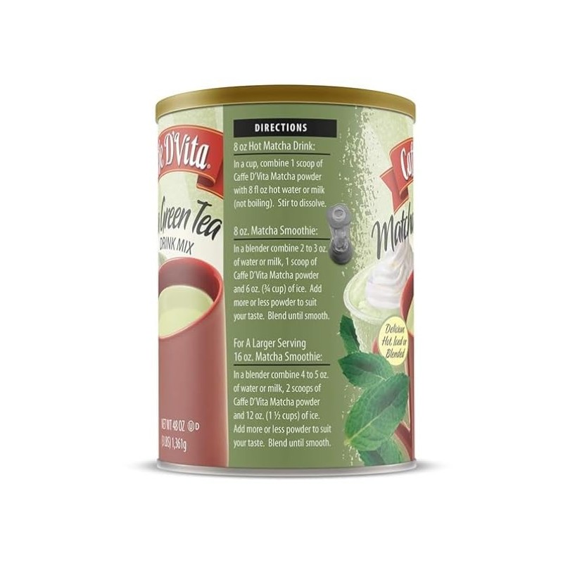 Matcha Green Tea Drink Mix 3 lb. (48 oz.) can