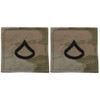 Army PFC Private First Class OCP Rank Patch with Hook