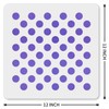 MAGJUCHE Polka Dots Stencil 12 Inches, Reusable Diamonds Stencil for