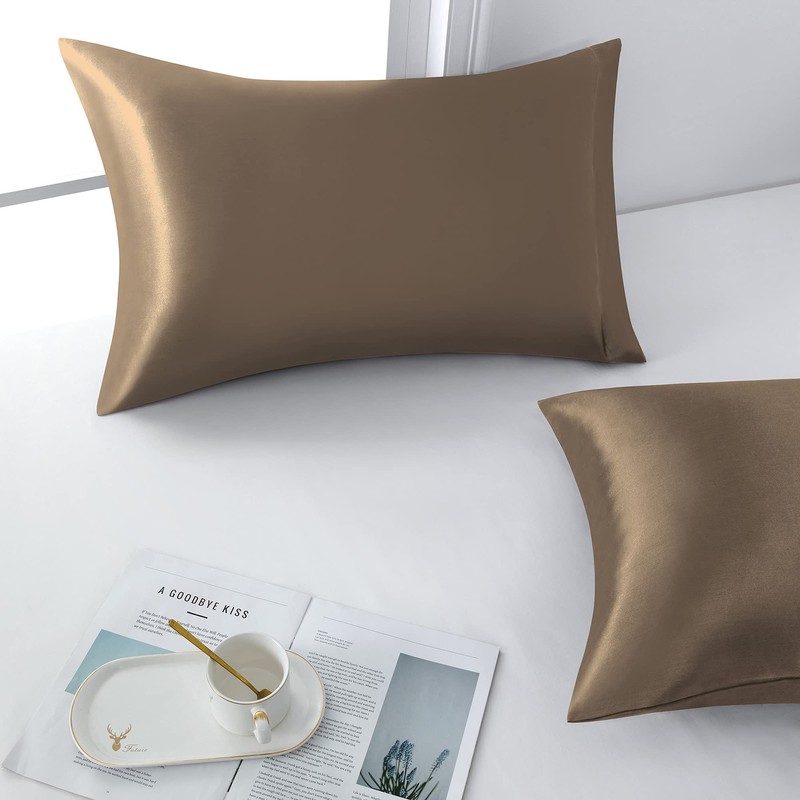 Satin Cushion Cover, 40 x 80 cm, Pack of 2,