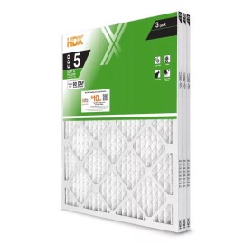 HDX Pleated Air Filters MERV 8 HVAC Vent Furnace 20x25x1 Replacement Filter 3 Pack