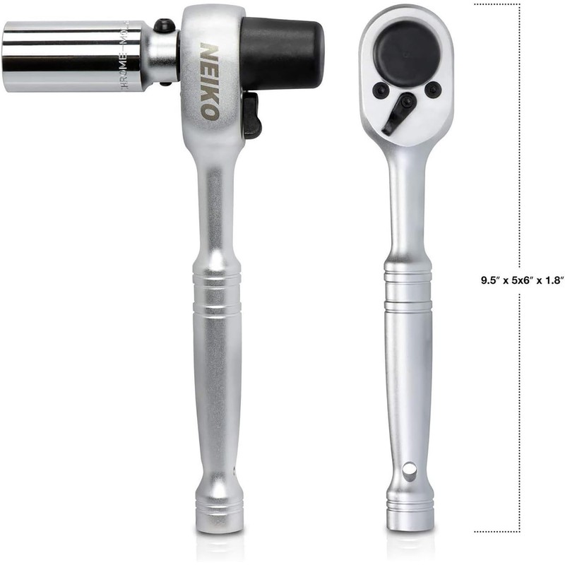 Neiko 03029A 1/2" Scaffold Ratchet Wrench | 9.5” Length |