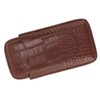 Cigar Holder Case Artificial Leather Portable Durable Elegant 3 Finger