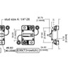 ZOOKOTO 12V- 48V DC 90 Amp Manual Reset Circuit Breaker