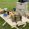 Travel Portable Makeup Bag Multifunctional Canvas Outdoor Camping Gas Canister