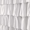 Lush Décor 19211 Ruffle Shower Curtain, 72 inch x 72