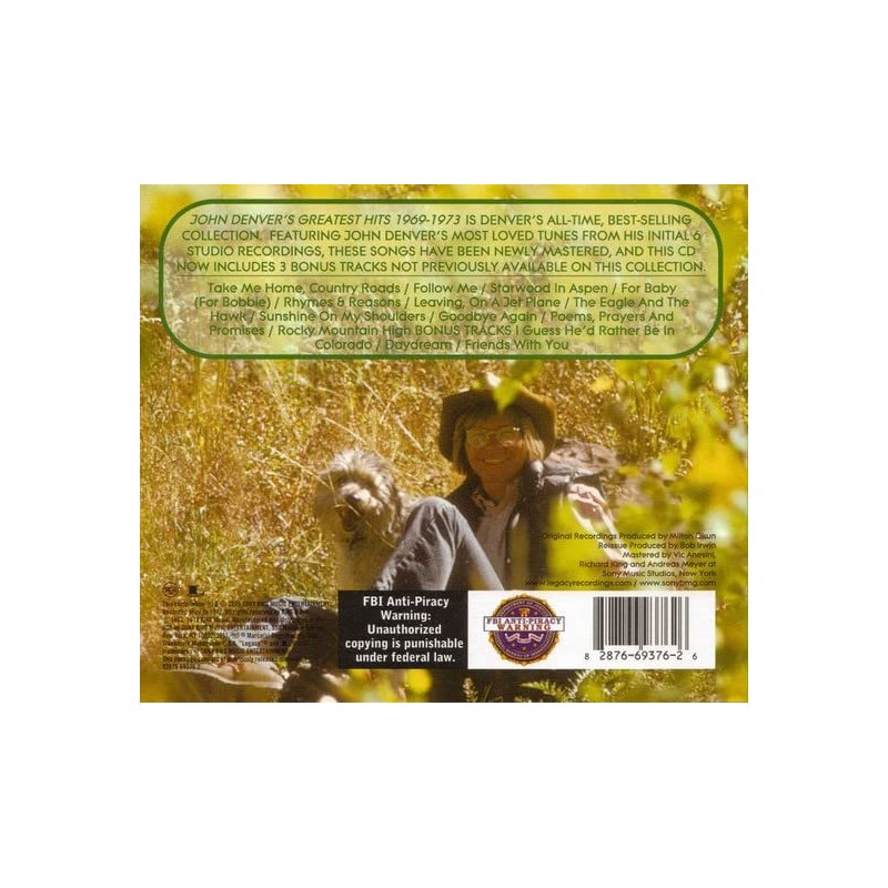 John Denver's Greatest Hits [CD]