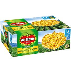 Del Monte Whole Kernel Corn Made With Fresh Cut With Natural Sea Salt 12/15.25 Oz Net Wt 183 Oz, ()