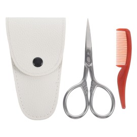 TOVINANNA 9pcs Professional Beard Scissors Mustache Scissors Stainless Steel Hair Trimming for Barber Shops Home Diy Salons Random Color