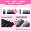 TDANCE Bottom Lash Extension 0.03/0.05/0.07mm Thickness Bottom Eyelashes Lower Lash