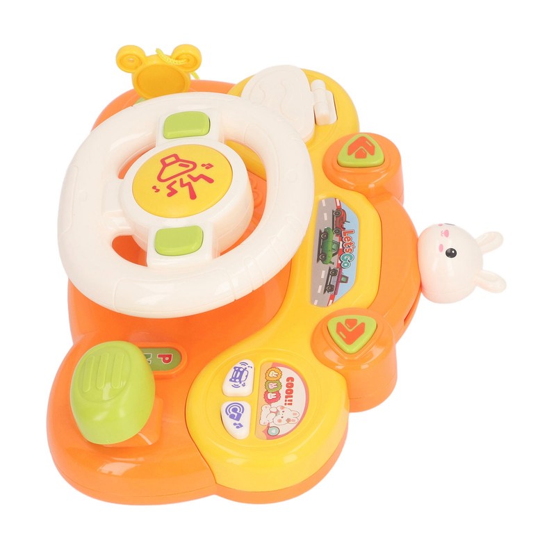 Baby Steering Wheel Toy Multifuntional Lighting Effects Educational Musical Steering