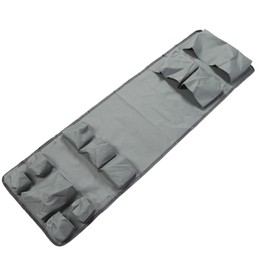 Ausla Mini Kühlschrank Organizer Tasche über Dem Kühlschrank Aufbewahrung mit Taschen für Gläser Werkzeuge Wohnheim Büro Zuhause 600D Oxford-Stoff Hängender Caddy