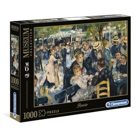 Clementoni Jigsaw Puzzle 1000 pieces, Collection, Museum Collection Bal Du Mouline de la Galette, Puzzle for Adults 14-99 Years, Made in Italy, 37091