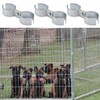 12 Packs 1 Inch Kennel Clamps, Saddle Clamps, dog kennel