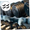 CAXUSD 4Pcs Dumbbell Saddles Durable Plastic Dumbbell Cradles for Replacement