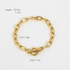 Bracelet for Women Gold Stainless Steel Stacking Bracelets, Rope Cuban