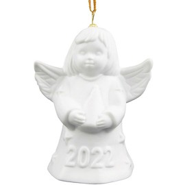 2022 GOEBEL Annual Angel Bell-White Unpainted - 47th Edition ~ New- Ships First Class