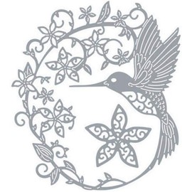 Hummingbird Die Cut for Card Making, Hummingbird Metal Cutting Dies Congratulations Die Cuts Happy Birthday Embossing Stencils Template for DIY Scrap-Booking Decor Wedding Birthday Blessing Card