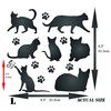 Cat Silhouette Stencil 21.5 x 21.5 (L) Reusable Animal Wall
