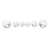 Jungle Care Hearing Aid Ear Piece Open Domes Set 6mm/9mm/12mm