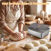 MICHIHOMIE Stainless Steel Pizza Dough Proofing Box with Lid Fits