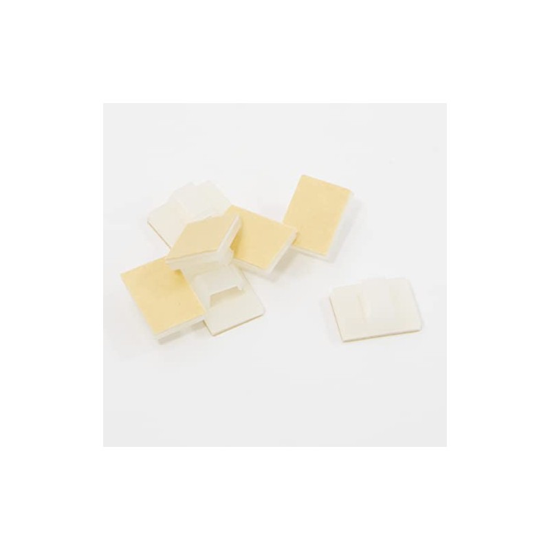Wire Cord Clips, Small, 7 Pieces, Attaches with Double-Sided Tape