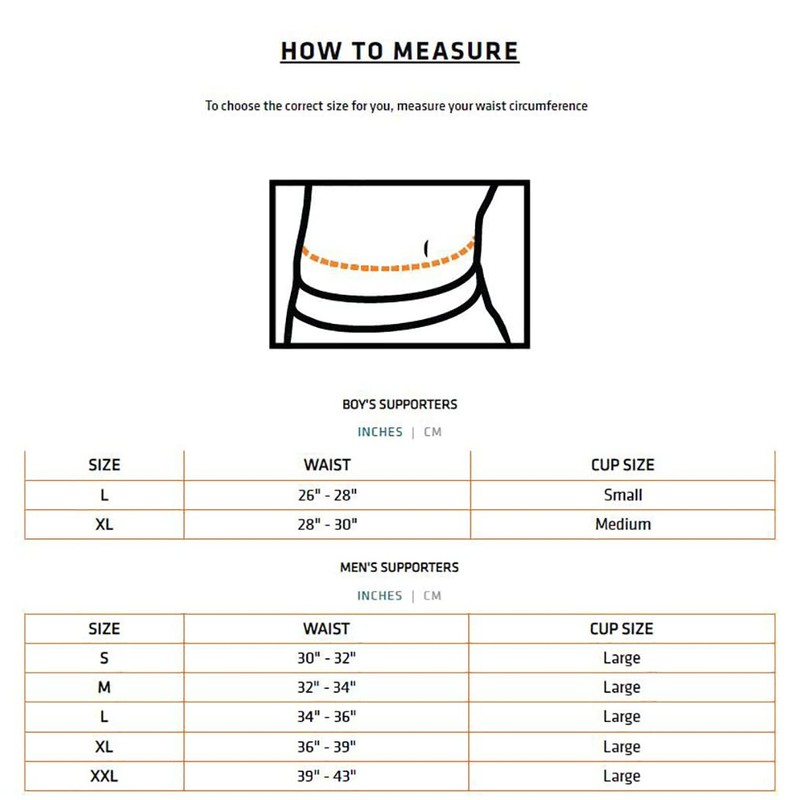 Shock Doctor Men's Supporter Without Pocket, XX-Large, White