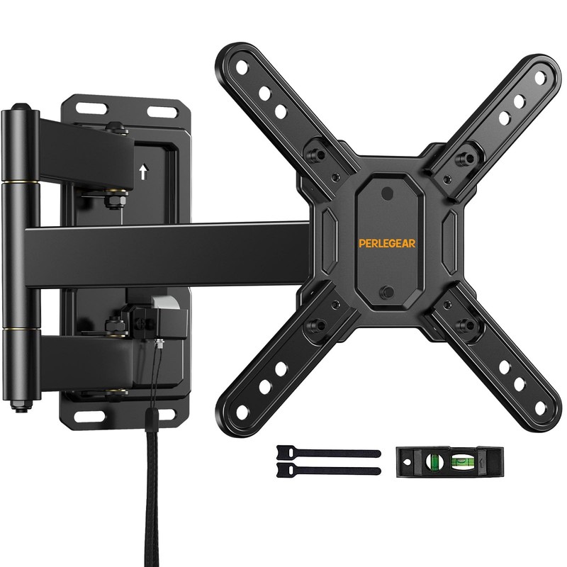 Perlegear Lockable RV TV Mount for 13–43 inch TVs up