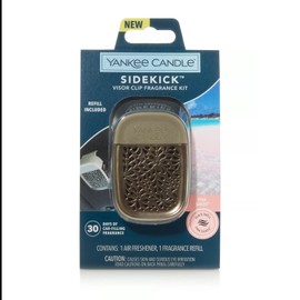 Yankee Candle Sidekick Visor Clip Fragrance Kit Pink Sands Visor Leaf Car Jar