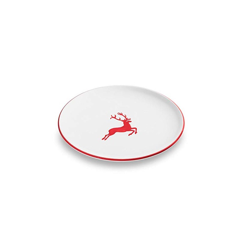 GMUNDNER KERAMIK Dinner Plate Diameter 25 cm Ruby Red Stag
