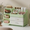 Booklov Makeup Organizer for Vanity, Large Capacity Cosmetic Display Case
