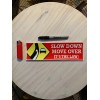 Bumper Sticker Slow Down Move Over It’s The Law 3x10