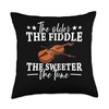 The older the fiddle viola string instrument fiddle player Throw