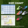 ASHION Unisex-Kids Soccer Cleats for Boys Girls Turf Firm Ground