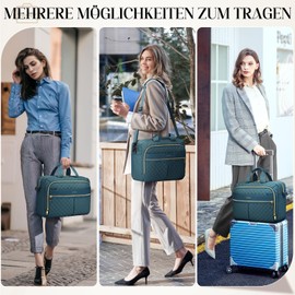 IGOLUMON Laptop Bag Women's 17.3 Inch Briefcase Waterproof Laptop Notebook Bag Work Bag Business Bags Shoulder Bag