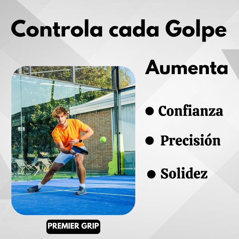 Premier Grip® Grip Padel Racket | Overgrip Paddle | White