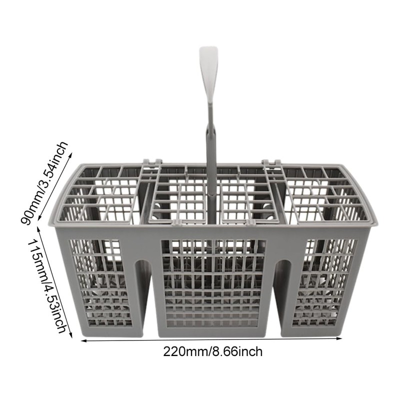 DASNTERED Dishwasher Cutlery Basket Suitable for Bosch, Universal Washing Basket
