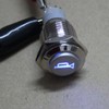 12V 16mm Blue Momentary Push Button Metal Switch Car Boat