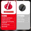 DEDC Universal Aluminum Grooved Magnetic Jack Pad Red 1 Pc,