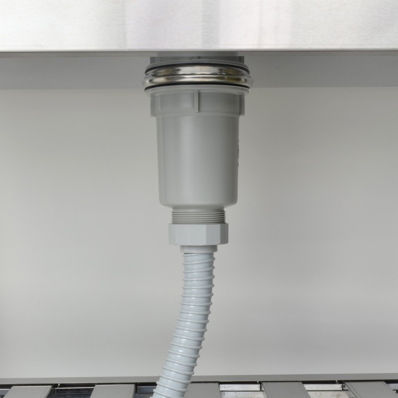 Kakudai Sink Trap 453-012 Height: 6.3 inches (160.5 mm)