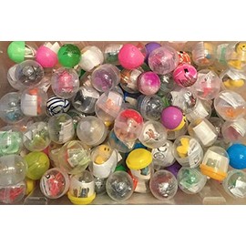 MVS Whole 100 x Small Filled Toys Capsules, Great variety Of Different Pocket Money Toys, Party Bag Fillers, Children's birthday Parties, Pinata's, Multicoloured (CAPS-100)