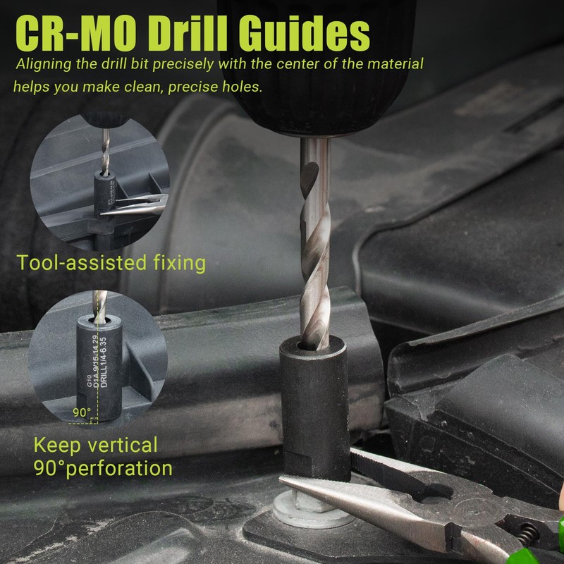 KAKILFOB Broken Bolt Extractor, 25 PCS Extractor Set, Easy Out