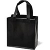 Merangue Reusable Bulk Shopping Bags, Laminated, Foldable Grocery Bags, Black,