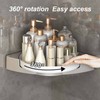 Shower Caddy Corner Rotate Wall Mount Easy Install Modern Plastic