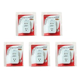 5 Pack AC Voltage Protector Brownout Surge Refrigerator 1800 Watt Appliance