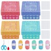 FREEBLOSS 4 Set Plastic Canvas Box Kit Plastic Canvas Kit