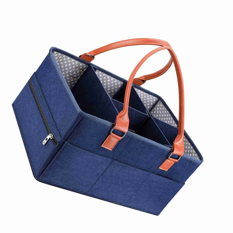 Baby Diaper Caddy Organizer, Large Portable Nappy Storage Basket Personality