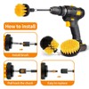 4 Piece Drill Brush Cleaning Brushes Set, Power Scrubber Cleaning